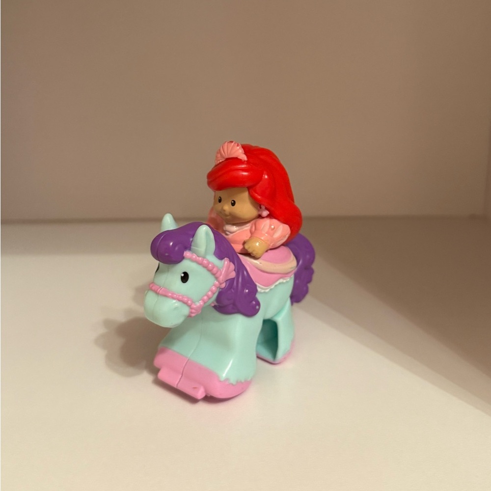 Little People Klip Klop Princess Ariel Teal RARE